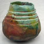Multicolored Pot, by Jackie Melissas