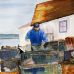 Dockside, by Barbara Snapp (POV)