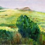 Lazy, Hazy Days, watercolor by Barbara Snapp