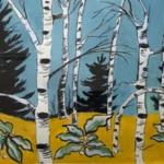 Birches in Spring, by Middy Thomas