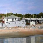 Popham Beach Cabins, by Joe Godleski
