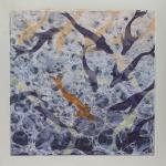 Migrations, monoprint, by Judith Long