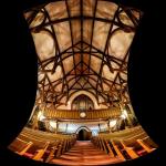 Keyhole to First Parish Church, photograph, by Craig Snapp