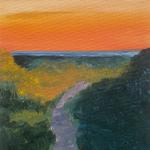 Evening Comes, acrylic, by Barbara Snapp